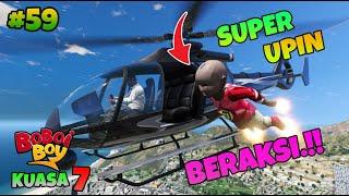 GTA 5 MOD BOBOIBOY SUPER UPIN BASMI KEJAHATAN DI KOTA