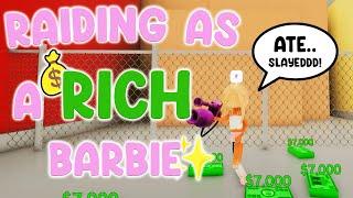 Raiding As A Rich Barbie In Da Hood 