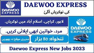 DAEWOO Express Jobs 2023  Bus Hostess Jobs 2023  Latest Daewoo Express Jobs 2023