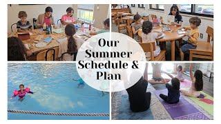 How to Create a Summer Schedule for Children?