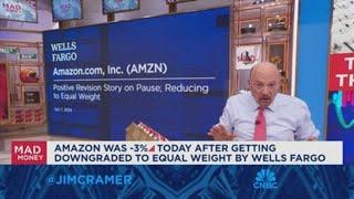 Jim Cramer talks the recent slate of Big Tech downgrades