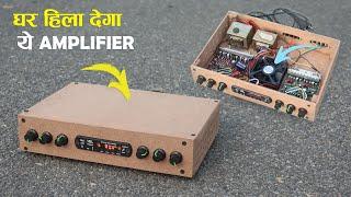 How to make 500 Watt Amplifier at home  How to make 200W Amplifier with Volume Bass & Treble 