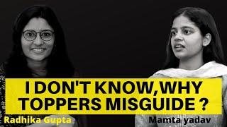 Why toppers always misguide regarding newspaper reading ?  Mamta Yadav  Radhika Gupta  UPSC 2020