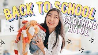 Back to School Clothing Haul Try on 2018  JENerationDIY