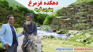 سفر به قریه، زیباترین دهکده، بهارک بدخشان، قصه های بدخشانی Badakhshan Afghanistan