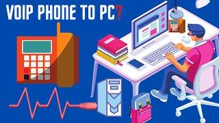 Tutorial How to Connect VOIP phone to PC Directly  Share Desktops Internet  Work From Home