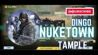 Dingo LMG gameplay with gunsmith l Nuketown Tample l New multiplayer Base