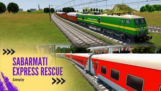 Freight WAG9 rescues Sabarmati Express  Indian Train Simulator