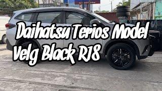 Daihatsu Terios Upgrade Velg Model Black di Ring 18