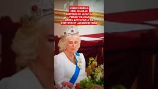 QUEEN CAMILLA EMPRESS AND CAMILLA SPOT CAMERA AND GIVE CHEEKY SMILES#britishroyalfamily #shortfeed