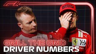 Grill The Grid 2021 Driver Numbers