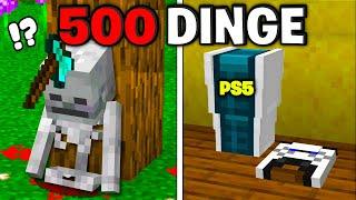 500 DINGE in MINECRAFT die du wirklich BAUEN kannst