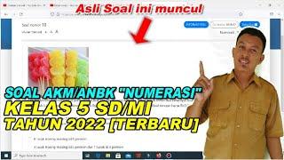 Terbaru Soal AKMANBK Numerasi Kelas 5 SD Tahun 2022  Lengkap Kunci Jawaban