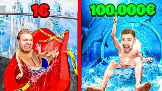 1€ vs. 100.000€ WASSERPARK CHALLENGE