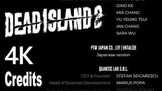 Dead Island 2 Credits 4K