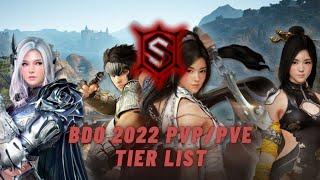 BDO 2022  GÜNCEL PVEPVP Tier List  Türkçe