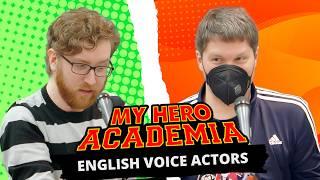 This English Voice Actor Wants To Be Saved By... Mineta?  My Hero Academia English Voice Actors Q&A