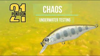 Pontoon 21 ChaosPikeperch fishing lureUnderwater test