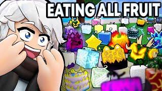 Eating EVERY DEVIL FRUIT In Blox Fruits Roblox