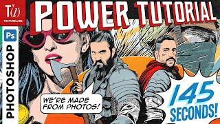 Comic Book Effects in Photoshop Speed Tutorial