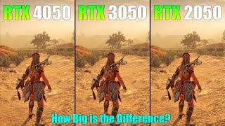 RTX 4050 vs RTX 3050 vs RTX 2050  Test in 6 Games - Which GPU is Better?