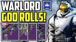 NEW Warlords Ruin Dungeon Weapons PVE GOD ROLL Guide Destiny 2