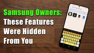 5 GREAT Hidden Features Every Samsung Galaxy Owner Should Know S21 Note 20 S20 A71 A51 etc