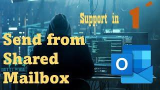 I can not send mail from a shared mailbox in Outlook