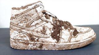 Cleaning And Customizing DIRTY Jordan 1s  Is This Even Possible?