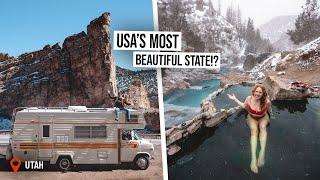 Our Ultimate RV Road Trip Through UTAH - Epic Hot Springs Canyon Drives and MORE