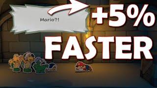 Paper Mario The Origami King but the video speeds up 5% every time someone says Mario