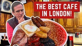 Reviewing a HUGE BREAKFAST at E Pelliccis - The BEST CAFE in LONDON