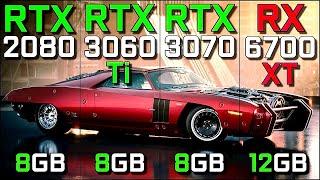 RTX 2080 vs RTX 3060Ti vs RTX 3070 vs RX 6700XT  Test in 15 Games  1080p - 1440p