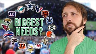 Every NFL Teams Biggest Need in 2024