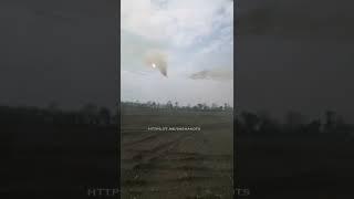 Russian MLRS fire seen from inside