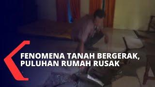 Hujan Deras Picu Tanah Bergerak 95 Rumah Warga Rusak