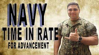 Navy Time In Rate TIR for Advancement