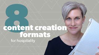 Content Creation Tips for Hospitality