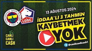 KAYBETMEK YOK  13 Ağustos Salı 2024 Banko İddaa Tahminleri ve Kupon Kombine Maçları #futbol