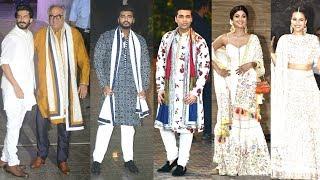 Bollywood Celebs ARRIVE At Sonam Kapoors Mehndi Sangeet Ceremony  Arjun Boney Shilpa Karan