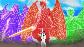 Ishiki Otsusuki vs 3 Perfect Susanoo  Itachi Sasuke and Shisui vs Isshiko  fan animation