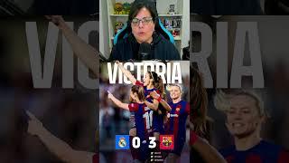 El Barça Femenino gana de nuevo al Real Madrid Femenino  #futbol  #susanagallego_