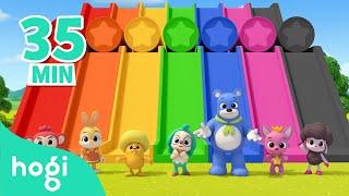 Learn Colors with Slide and More｜+Compilation｜Colors for Kids｜Pinkfong & Hogi Nursery Rhymes