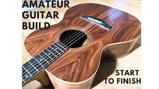 I built this acoustic guitar from scratch