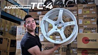 ADVAN RACING TC4 - Everything You Need to Know. Yokohama Wheel 18x10.5 +15 Racing White wRing