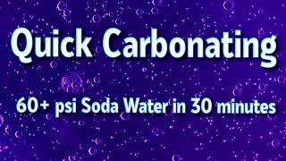 Quick Carbonation Setup Soda Water