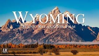 Wyoming 4K Relaxation Film  Grand Teton National Park  Yellowstone with Ambient Music