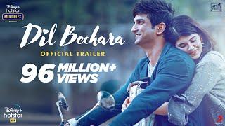 Dil Bechara  Official Trailer  Sushant Singh Rajput  Sanjana Sanghi  Mukesh Chhabra  AR Rahman