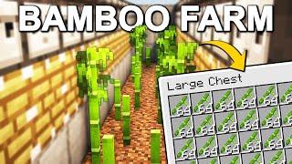 EASY Automatic Bamboo Farm in Minecraft 1.21 Tutorial