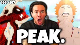 NINE TAILS NARUTO VS PAIN Naruto Shippuden Reaction Ep 166-167